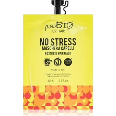 puroBIO Cosmetics No Stress rewitalizująca maseczka do włosów 40 ml