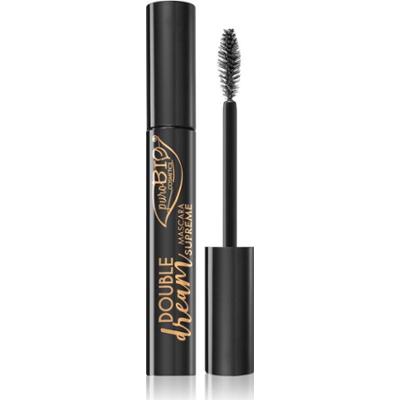 puroBIO Cosmetics Double Dream tusz do rzęs modelujący o działaniu odżywczym 11 ml