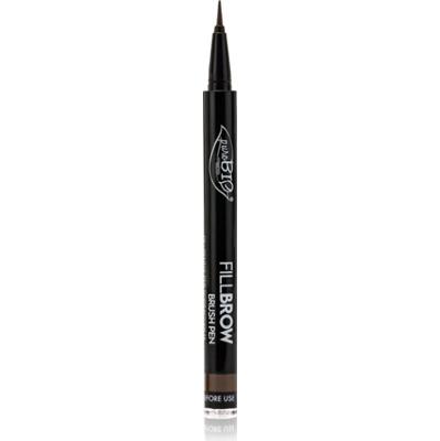puroBIO Cosmetics Fillbrow pisak do brwi odcień 03 Dark Brown 0.7 ml