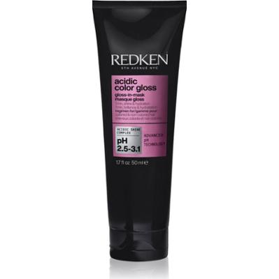 Redken Acidic Color Gloss Gloss-in-Mask odżywczo-nawilżająca maska do włosów do nabłyszczania i zmiękczania włosów 50 ml