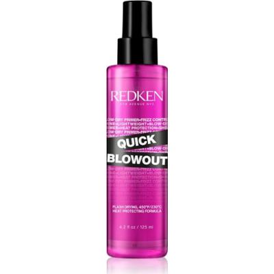 Redken Quick Blowout termoochronny spray stosowany podczas używania prostownicy i lokówki przyspieszający suszenie 125 ml