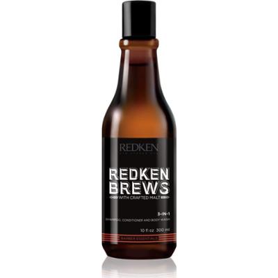 Redken Brews szampon 3w1, odżywka i żel pod prysznic 300 ml