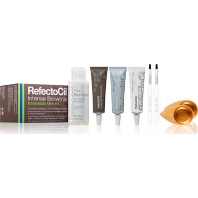 RefectoCil Intense Brow[n]s Essentials Mini Kit zestaw do przycinania brwi do brwi