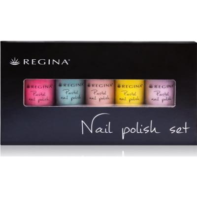 Regina Pastel zestaw lakierów do paznokci kilka odcieni 113, 143, 57, 144, 145 5x4 ml