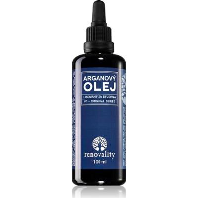 Renovality Original Series Olej arganowy tłoczony na zimno olejek do twarzy do wszystkich rodzajów skóry 100 ml