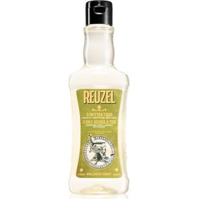 Reuzel Tea Tree szampon 3w1, odżywka i żel pod prysznic dla mężczyzn 350 ml
