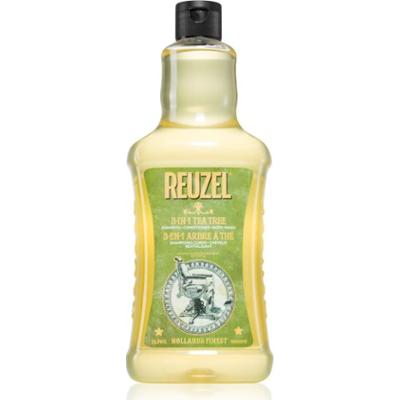 Reuzel Tea Tree szampon 3w1, odżywka i żel pod prysznic dla mężczyzn 1000 ml