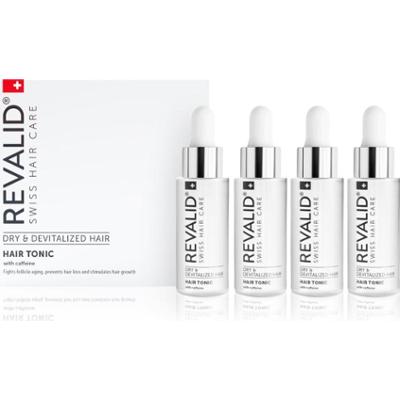 Revalid Hair Tonic energetyzujący tonik z kofeiną dla wzmocnienia wzrostu włosów 4x30 ml