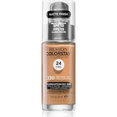 Revlon Cosmetics ColorStay™ SPF 15 długotrwały podkład matujący do skóry tłustej i mieszanej odcień 400 Caramel 30 ml