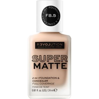 Revolution Relove Super Matte Foundation długotrwały podkład matujący odcień F8.5 24 ml