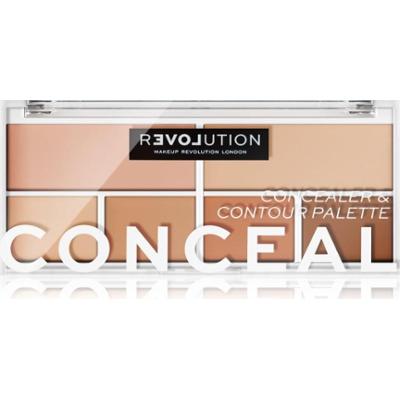 Revolution Relove Conceal Me paleta korektorów odcień Light 2,8 g