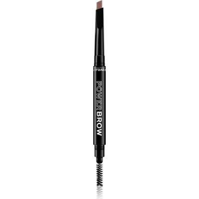 Revolution Relove Power Brow kredka do brwi ze szczotką odcień Brown 0,3 g