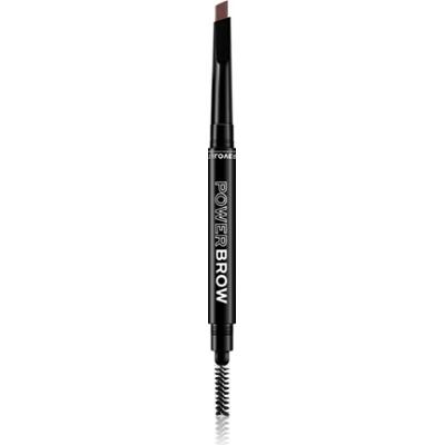Revolution Relove Power Brow kredka do brwi ze szczotką odcień Dark Brown 0,3 g