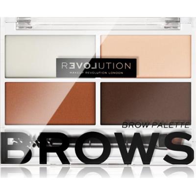 Revolution Relove Colour Cult paletka do brwi odcień Medium 3,2 g