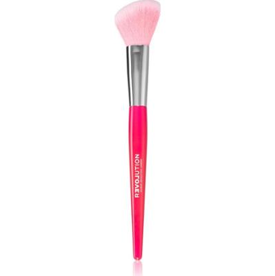 Revolution Relove Brush Queen pędzel skośny do pudru i bronzera 1 szt.