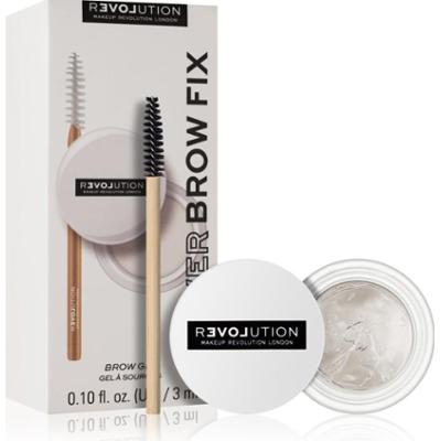 Revolution Relove Power Brow żel do brwi z pędzelkiem odcień Clear 3 ml