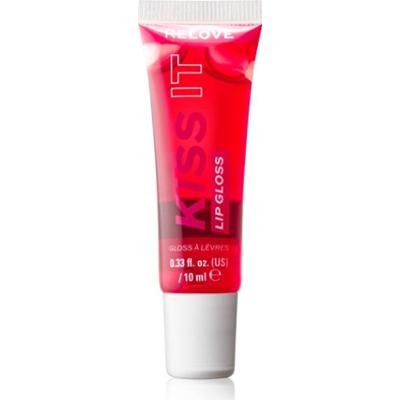 Revolution Relove Kiss It nawilżający błyszczyk do ust odcień Cherry Red 10 ml