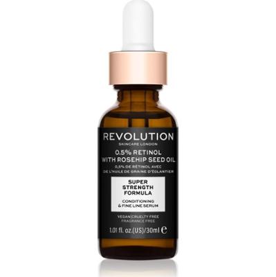 Revolution Skincare Retinol 0.5% With Rosehip Seed Oil przeciwzmarszczkowe serum nawilżające 30 ml