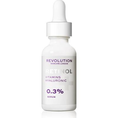 Revolution Skincare Retinol 0.3% serum przeciwzmarszczkowe z retinolem z kwasem hialuronowym 30 ml