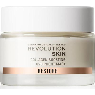 Revolution Skincare Restore Collagen Boosting regenerująca maska kremowa na noc wspieranie produkcji kolagenu 50 ml