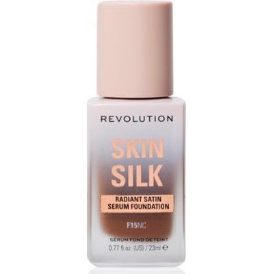 Revolution Skin Silk Serum Foundation lekki podkład z rozświetlającym efektem odcień F15 23 ml