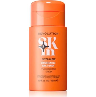 Revolution Skincare Be Bright Glow 5% Glycolic Acid Brightening AHA Toner tonik rozjaśniający 150 ml