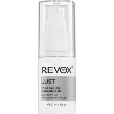 Revox B77 JUST Rose Water Avocado Oil Eye Care nawilżający fluid do okolic oczu przeciw cieniom 30 ml