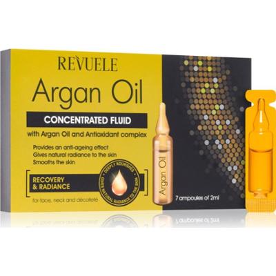 Revuele Ampoules Argan Oil Concentrated Fluid skoncentrowane serum do twarzy do twarzy, szyi i dekoltu 7x2 ml
