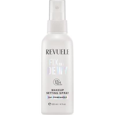 Revuele Makeup Setting Spray Fix And Dewy spray utrwalający makijaż z efektem rozświetlającym 120 ml