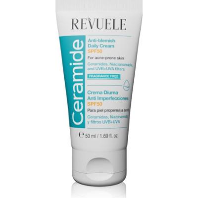 Revuele Ceramide Anti-Blemish Daily Cream ochronny krem na dzień do skóry z problemami SPF 50 50 ml