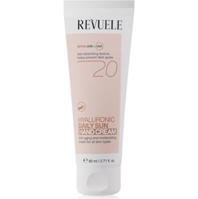 Revuele Daily Sun Hyaluronic Hand Cream SPF 20 nawilżający krem ochronny do rąk SPF20 80 ml