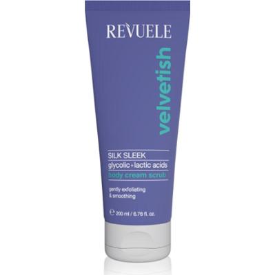 Revuele Velvetish Sleek Body Body Cream Scrub delikatny peeling do ciała o działaniu wygładzającym 200 ml