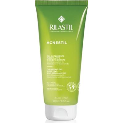 Rilastil Acnestil żel oczyszczający redukujący sebum do skóry tłustej ze skłonnością do trądziku 200 ml