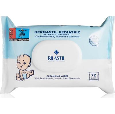 Rilastil Dermastil Pediatric delikatne chusteczki oczyszczające dla dzieci 72 szt.