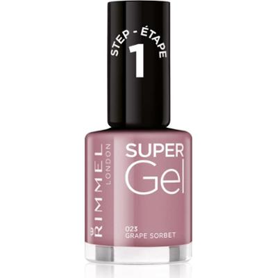 Rimmel Super Gel hybrydowy lakier do paznokci bez użycia lampy UV/LED odcień 023 Grape Sorbet 12 ml