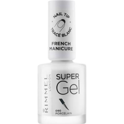 Rimmel Super Gel Step 1 lakier do francuskiego manicure odcień 090 Porcelain 12 ml