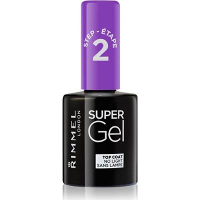 Rimmel Super Gel Step 2 Glitter lakier nawierzchniowy do paznokci zapewniający błyszczący połysk 12 ml