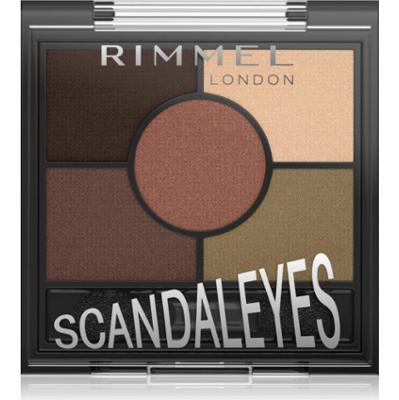 Rimmel ScandalEyes paleta cieni do powiek odcień 002 Brixton Brown 3.8 g