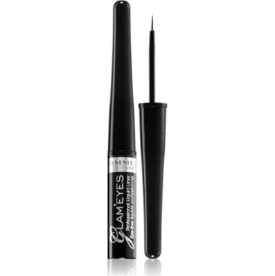 Rimmel Glam' Eyes eyeliner w płynie odcień 001 Black 3.5 ml