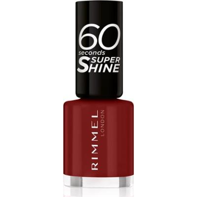Rimmel 60 Seconds Super Shine lakier do paznokci odcień 320 Rapid Ruby 8 ml