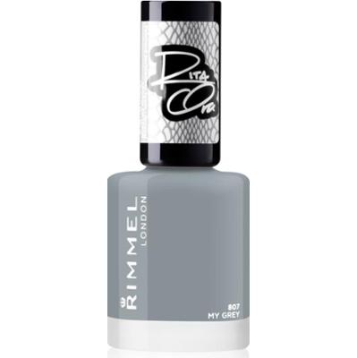 Rimmel 60 Seconds By Rita Ora szybkoschnący lakier do paznokci odcień 807 My Grey 8 ml