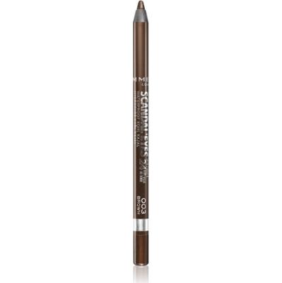 Rimmel Scandal'Eyes Khôl Kajal wodoodporna kredka do oczu odcień 003 Brown 1.3 g