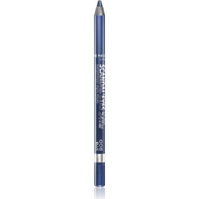Rimmel Scandal'Eyes Khôl Kajal wodoodporna kredka do oczu odcień 008 Blue 1.3 g