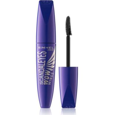 Rimmel ScandalEyes WOW Wings tusz podkręcający i zwiększający objętość rzęs odcień 001 Black 12 ml