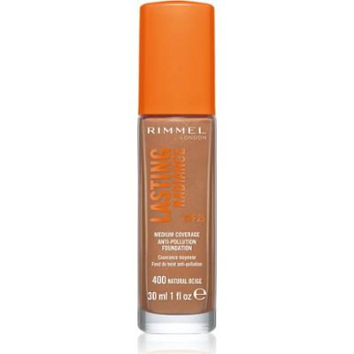 Rimmel Lasting Radiance podkład rozjaśniający SPF 25 odcień 400 Natural Beige 30 ml