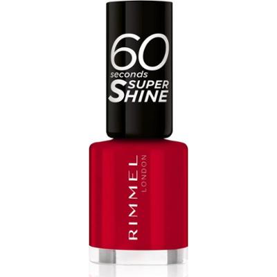 Rimmel 60 Seconds Super Shine lakier do paznokci odcień 313 Feisty Red 8 ml
