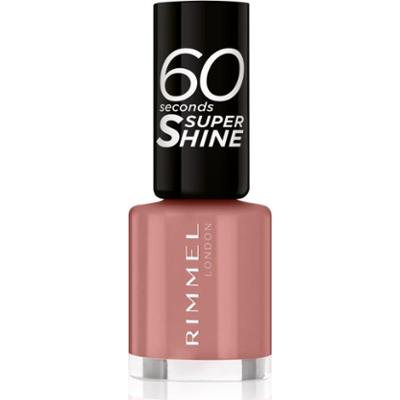 Rimmel 60 Seconds Super Shine lakier do paznokci odcień 230 Mauve To The Music 8 ml