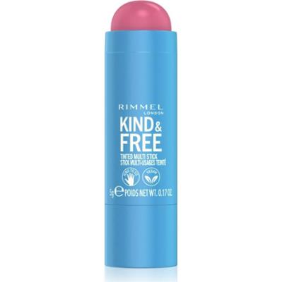 Rimmel Kind & Free wielofunkcyjny kosmetyk do makijażu oczu, ust i twarzy odcień 003 Pink Heat 5 g