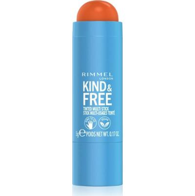 Rimmel Kind & Free wielofunkcyjny kosmetyk do makijażu oczu, ust i twarzy odcień 004 Tangerine Dream 5 g