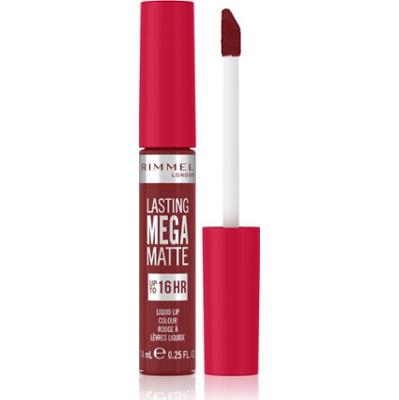 Rimmel Lasting Mega Matte lekka matowa szminka w płynie 16 godz. odcień Ruby Passion 7,4 ml